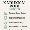 Kadukkai Podi benefits